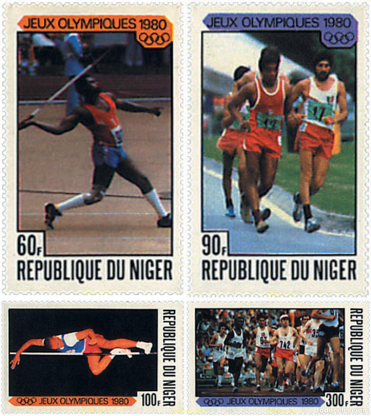 Sellos: 69850 MNH NIGER 1980 22 JUEGOS OLIMPICOS VERANO MOSCU 1980