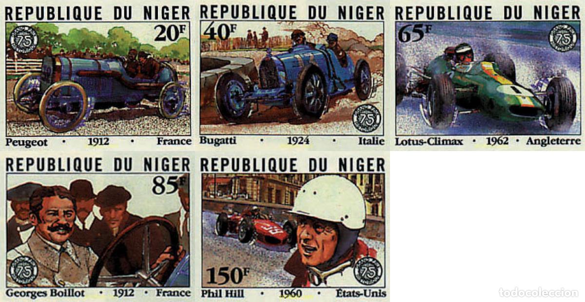 Sellos: 48905 MNH NIGER 1981 75 ANIVERSARIO DEL GRAN PREMIO DE FRANCIA
