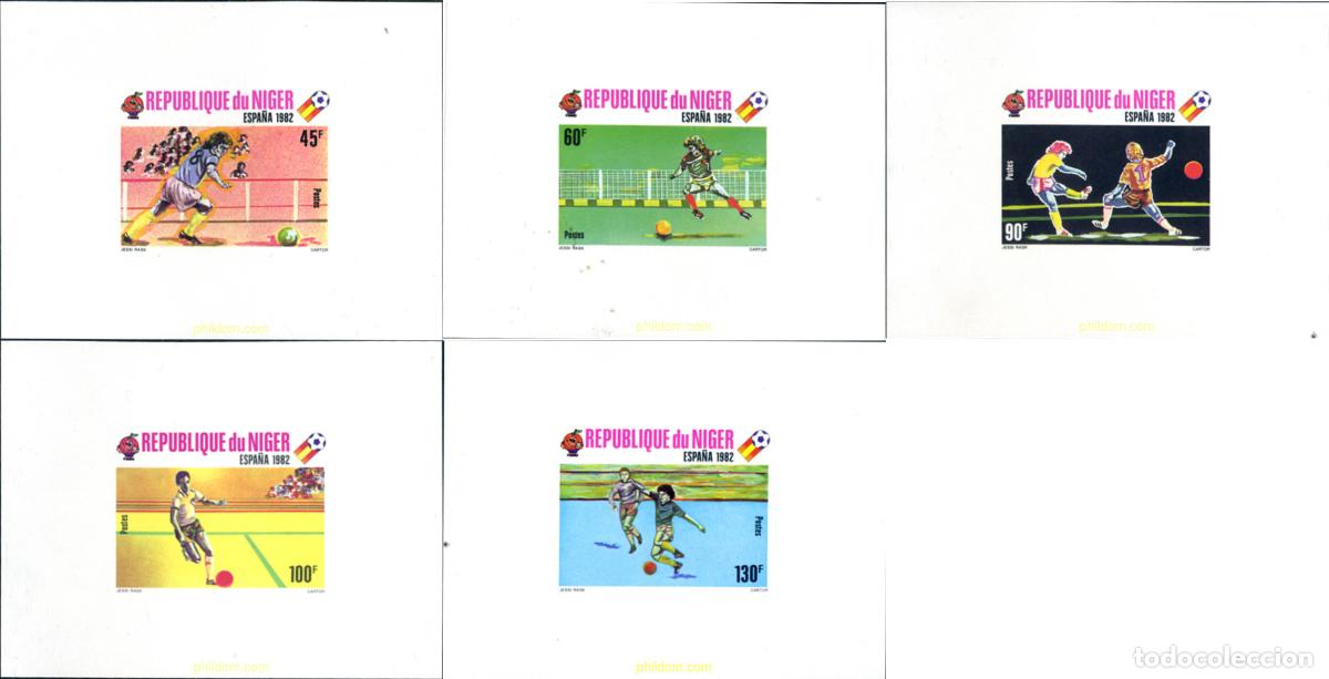Sellos: 272170 MNH NIGER 1980 COPA DEL MUNDO DE FUTBOL. ESPA&Ntilde;A-82