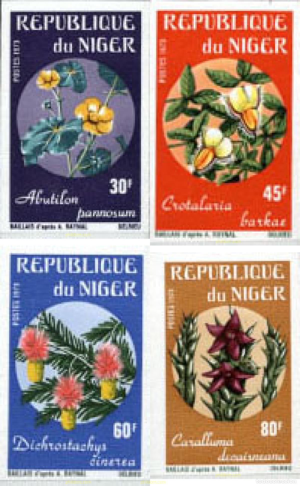 Sellos: 192951 MNH NIGER 1973 FLORES DE AFRICA