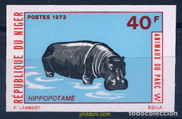 Sellos: 245322 MNH NIGER 1973 ANIMALES DEL PARQUE NACIONAL W