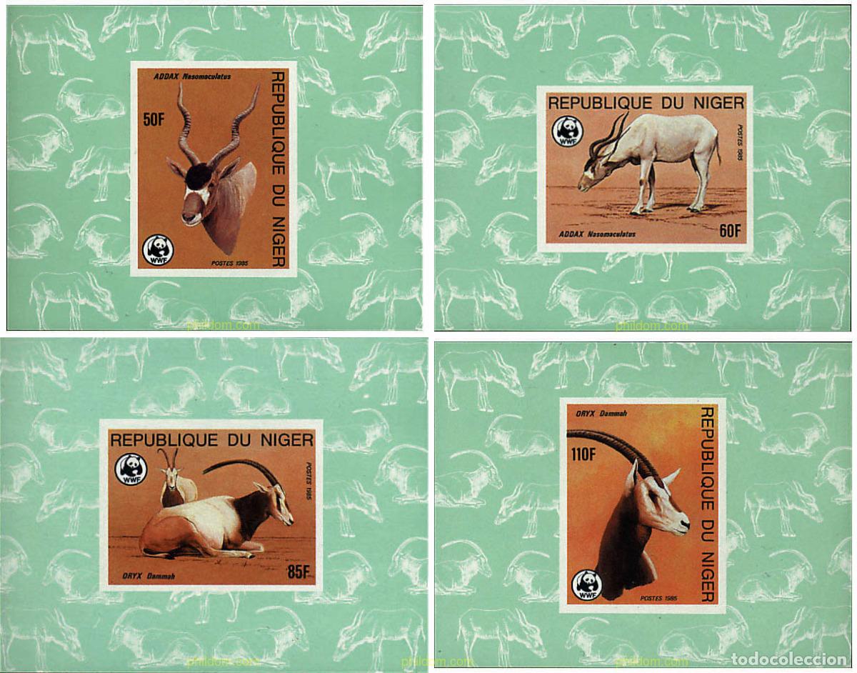 Sellos: 22102 MNH NIGER 1985 ADAX, ORYX BLANCO