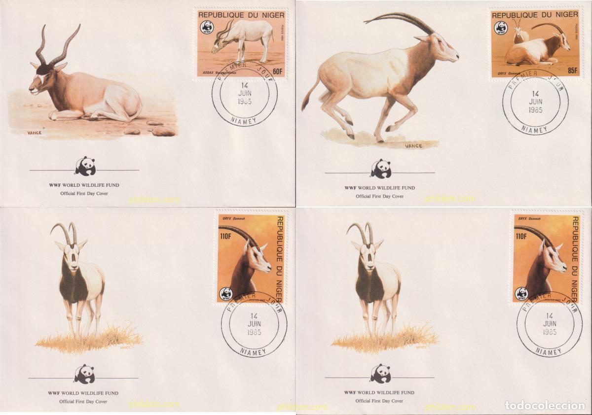 Sellos: 23098 MNH NIGER 1985 ADAX, ORYX BLANCO
