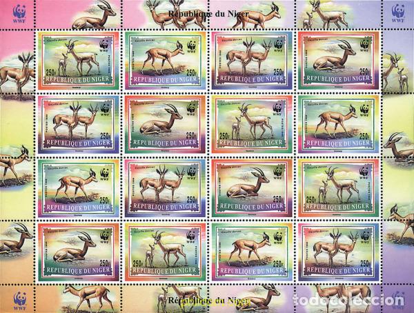Sellos: 12690 MNH NIGER 1998 GACELA DORCAS