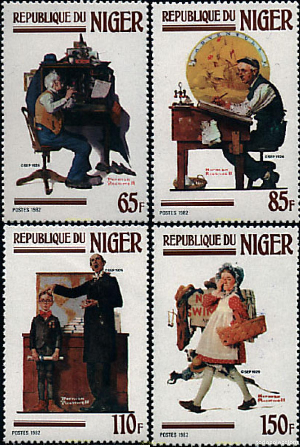 Briefmarken: 230570 MNH NIGER 1982 SERIE BASICA