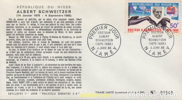Sellos: 410299 MNH NIGER 1966 MEDICINA
