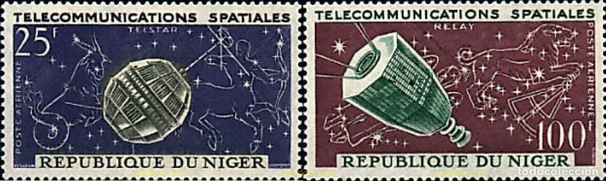 Sellos: 230522 MNH NIGER 1964 COMUNICACIONES ESPACIALES