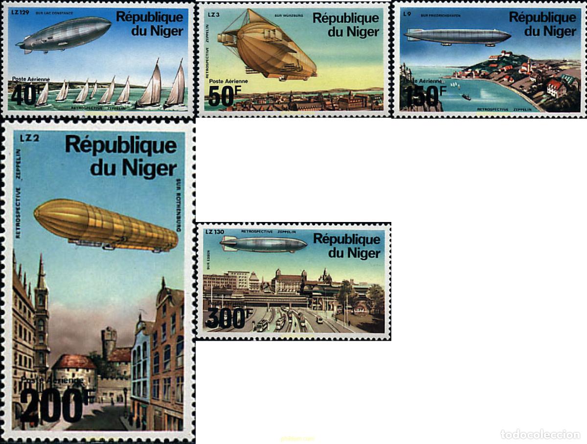Sellos: 68653 MNH NIGER 1976 EL ZEPPELIN