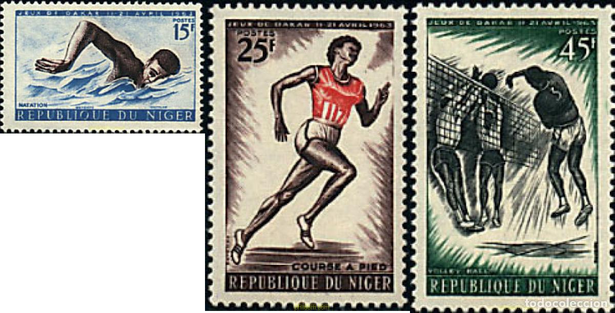 Francobolli: 27636 MNH NIGER 1963 JUEGOS DEPORTIVOS DE LA AMISTAD EN DAKAR
