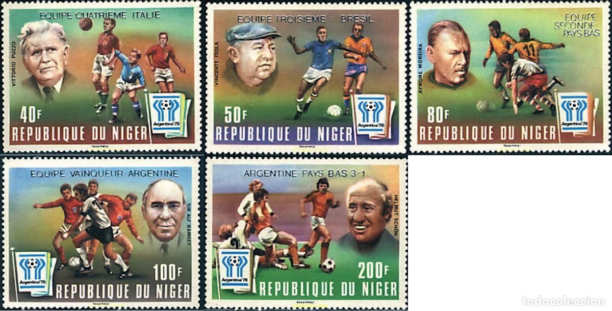 Stamps: 73823 MNH NIGER 1978 COPA DEL MUNDO DE FUTBOL. ARGENTINA-78. VENCEDORES