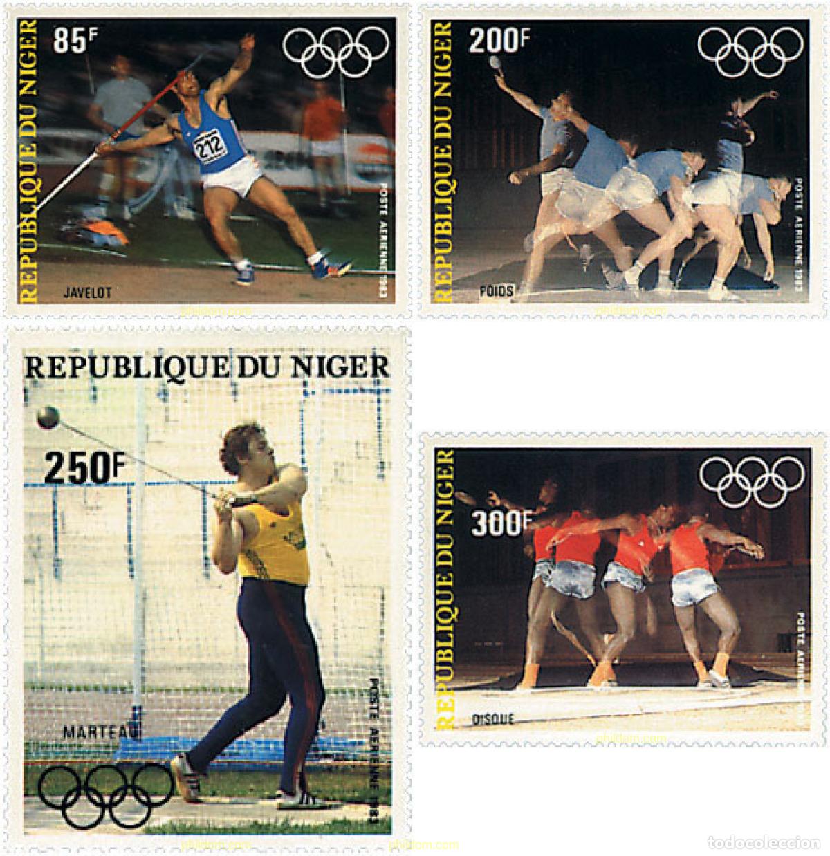 Sellos: 71451 MNH NIGER 1983 23 JUEGOS OLIMPICOS VERANO LOS ANGELES 1984