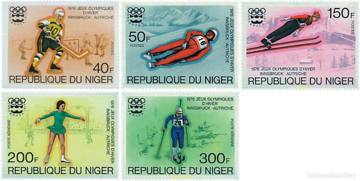 Sellos: 71461 MNH NIGER 1976 12 JUEGOS OLIMPICOS INVIERNO INNSBRUCK 1976