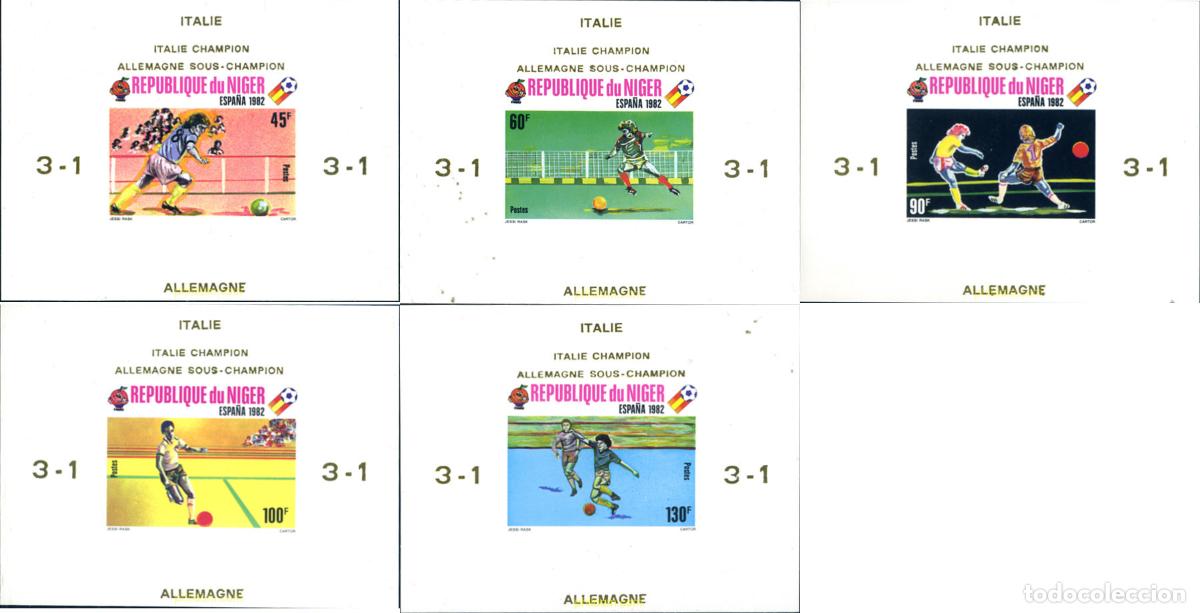 Sellos: 272173 MNH NIGER 1980 COPA DEL MUNDO DE FUTBOL. ESPA&Ntilde;A-82