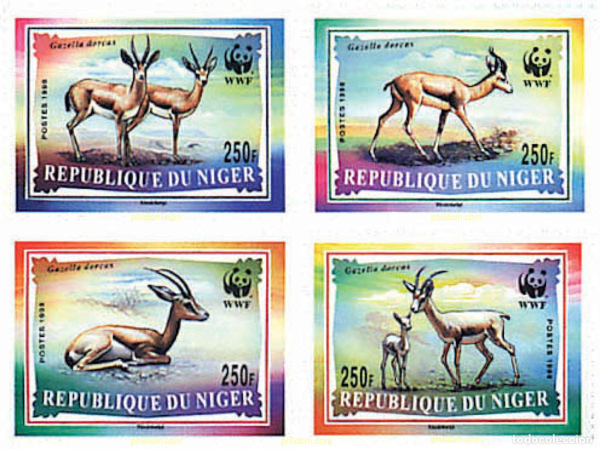 Sellos: 74197 MNH NIGER 1998 GACELA DORCAS