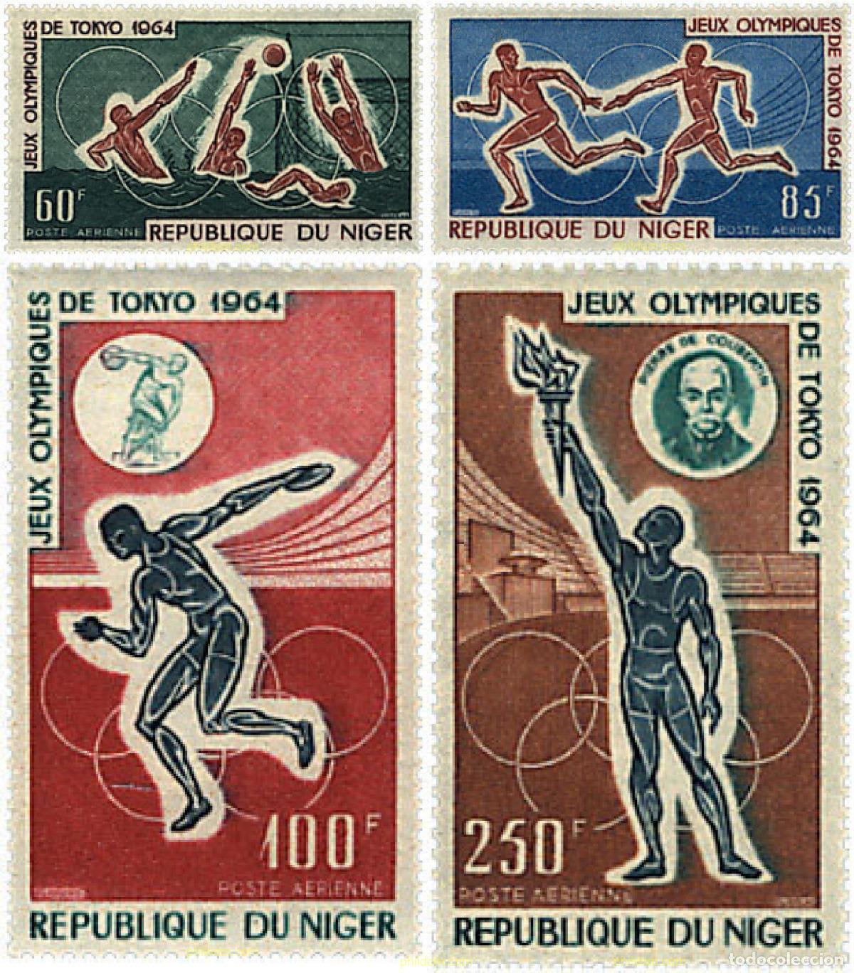 Sellos: 27637 MNH NIGER 1964 18 JUEGOS OLIMPICOS VERANO TOKIO 1964