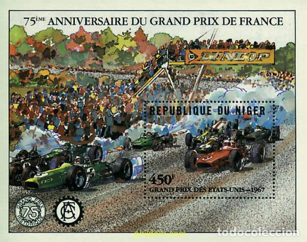 Sellos: 45189 MNH NIGER 1981 75 ANIVERSARIO DEL GRAN PREMIO DE FRANCIA