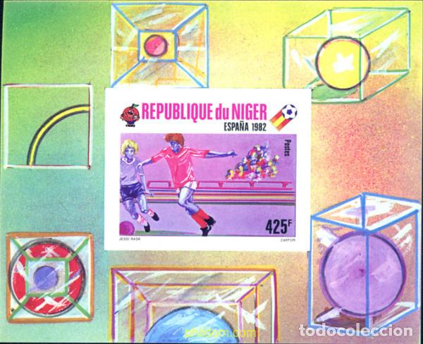 Sellos: 104370 MNH NIGER 1980 COPA DEL MUNDO DE FUTBOL. ESPA&Ntilde;A-82