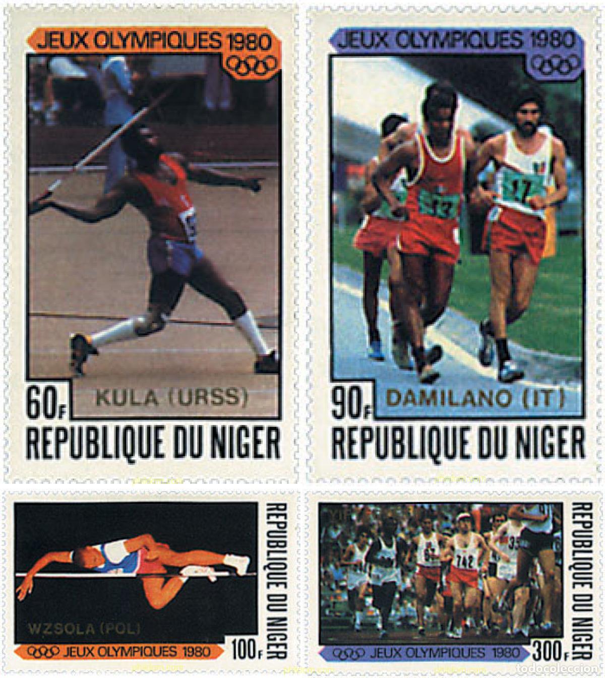 Sellos: 71450 MNH NIGER 1980 22 JUEGOS OLIMPICOS VERANO MOSCU 1980
