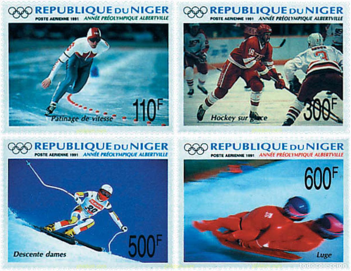 Sellos: 71468 MNH NIGER 1991 16 JUEGOS OLIMPICOS INVIERNO ALBERTVILLE 1992