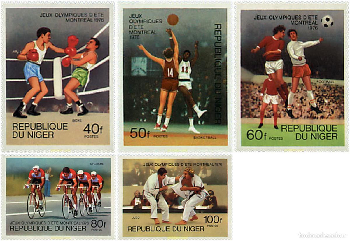 Sellos: 71454 MNH NIGER 1976 21 JUEGOS OLIMPICOS VERANO MONTREAL 1976