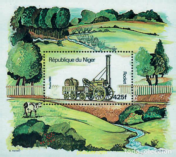 Sellos: 56698 MNH NIGER 1980 LOCOMOTORAS