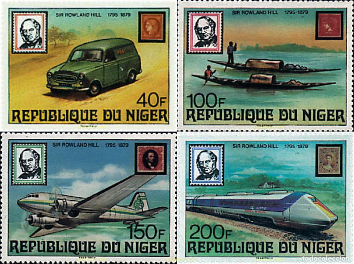Sellos: 69847 MNH NIGER 1979 CENTENARIO DE LA MUERTE DE SIR ROWLAND HILL