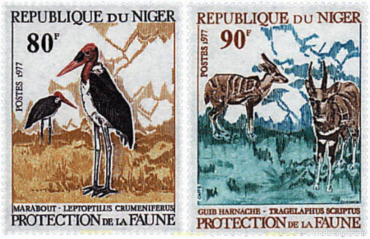 Sellos: 33598 MNH NIGER 1977 PROTECCION DE LA FAUNA