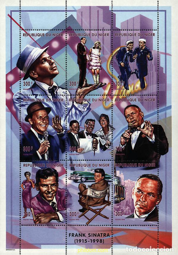 Sellos: 19716 MNH NIGER 1998 HOMENAJE A FRANK SINATRA