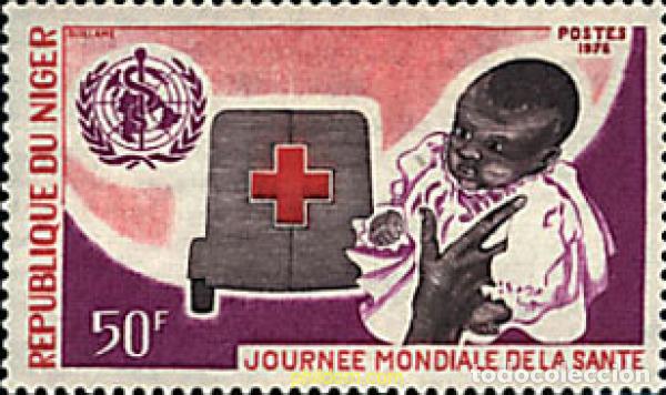 Sellos: 45921 MNH NIGER 1976 DIA MUNDIAL DE LA SALUD