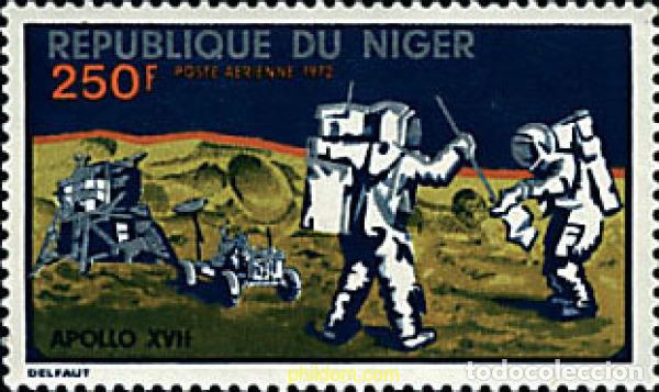 Sellos: 68512 MNH NIGER 1972 APOLLO XVII