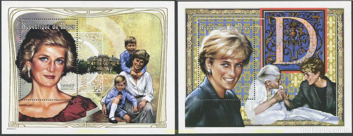 Sellos: 205144 MNH NIGER 1997 HOMENAJE A LA PRINCESA DIANA DE GALES