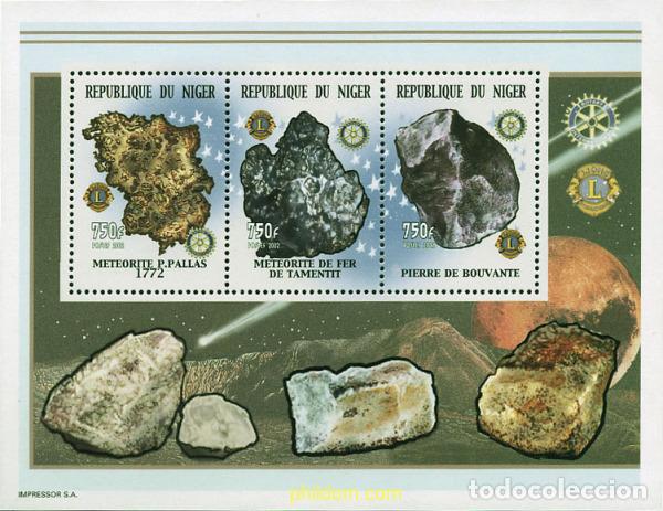 Sellos: 13206 MNH NIGER 2002 MINERALES