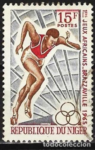Sellos: Niger 1965 - Mi 105 - YT 166 - Juegos deportivos de Brazzaville
