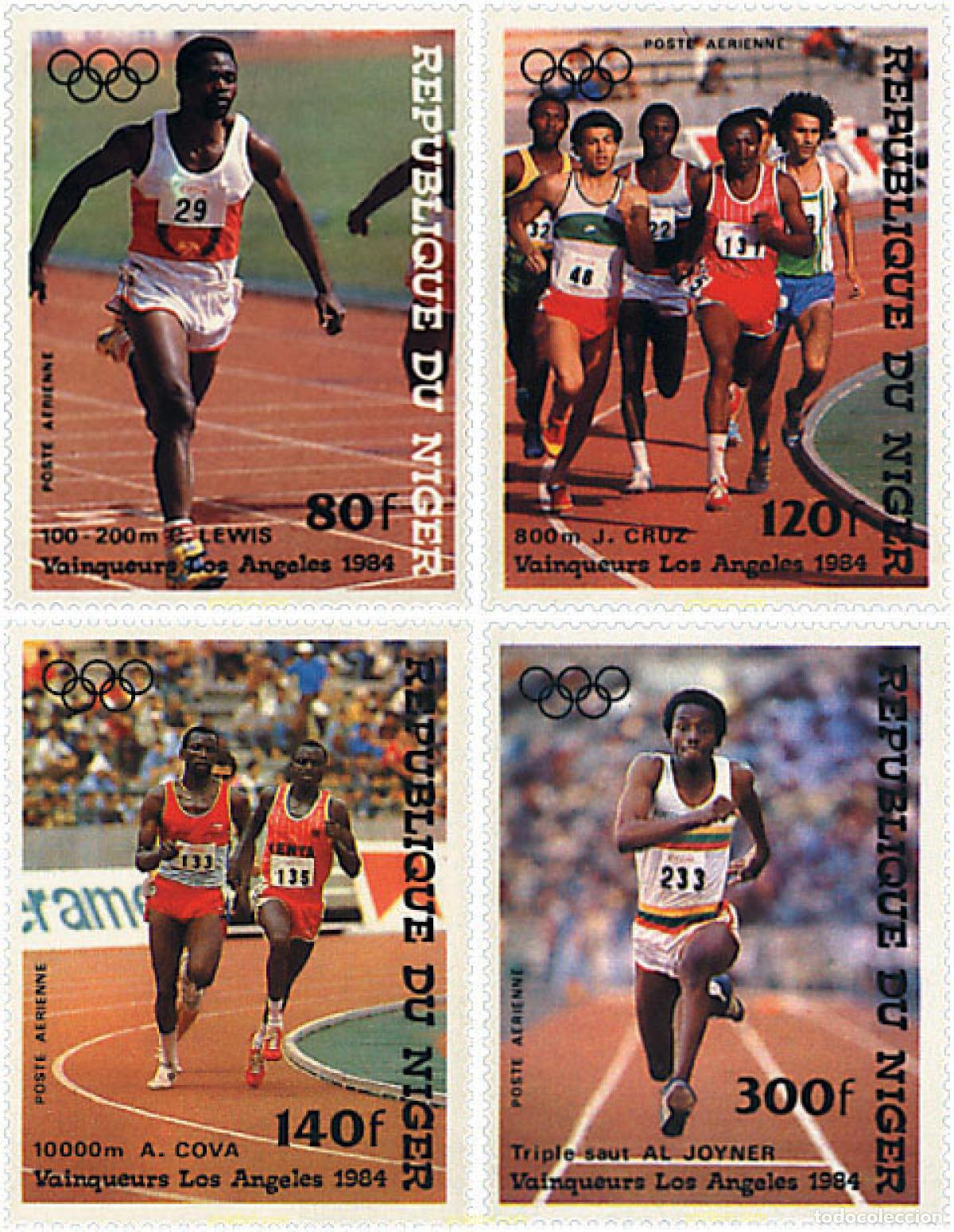 Sellos: 71453 MNH NIGER 1984 23 JUEGOS OLIMPICOS VERANO LOS ANGELES 1984