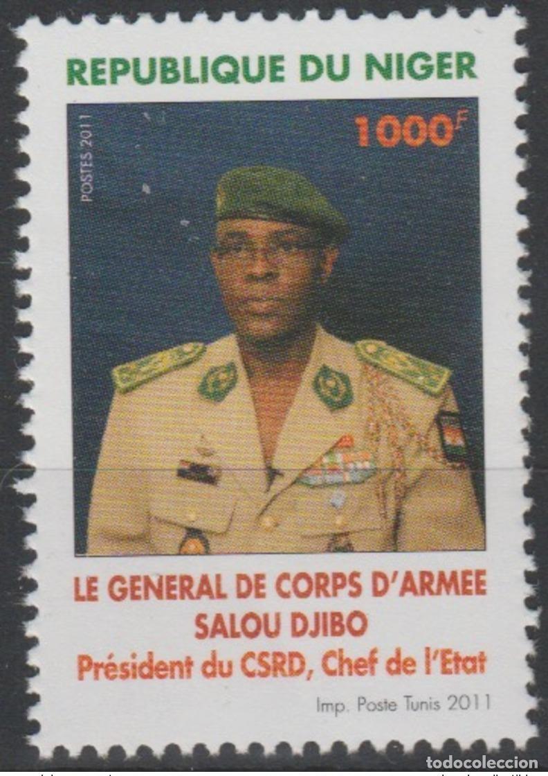 Sellos: N&iacute;ger 2011 enero de 2020 General del ej&eacute;rcito Salou Djibo Presidente la CSRD MNH**
