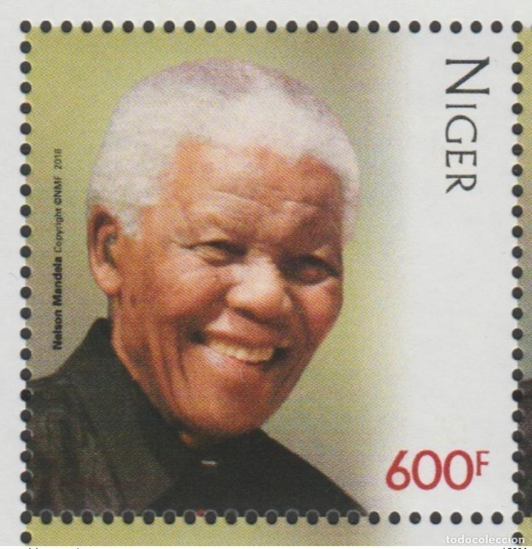 Sellos: N&iacute;ger mayo de 2018.? Sello postal panafricano: &iexcl;Nelson Mandela 100 a&ntilde;os!