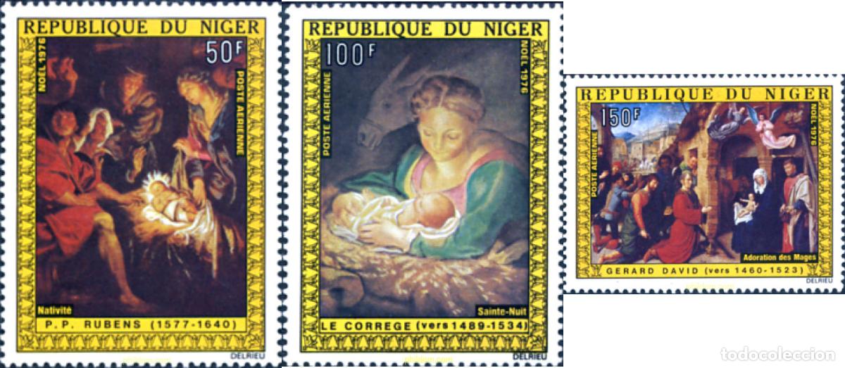 Sellos: 193173 MNH NIGER 1976 NAVIDAD 1976