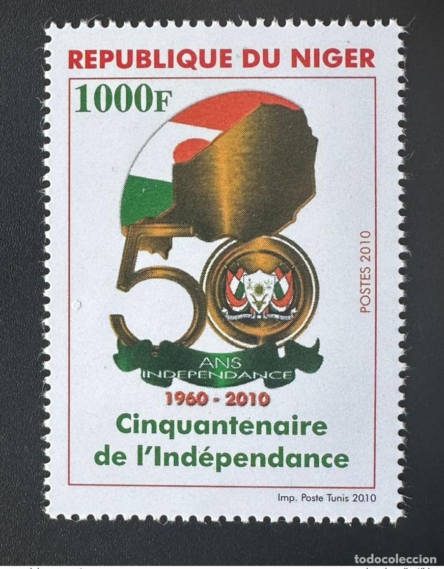 Sellos: N&iacute;ger 2010 Mi. 2015 Cincuentenario de la independencia 1960 - 50 a&ntilde;os MNH ** 1 val.