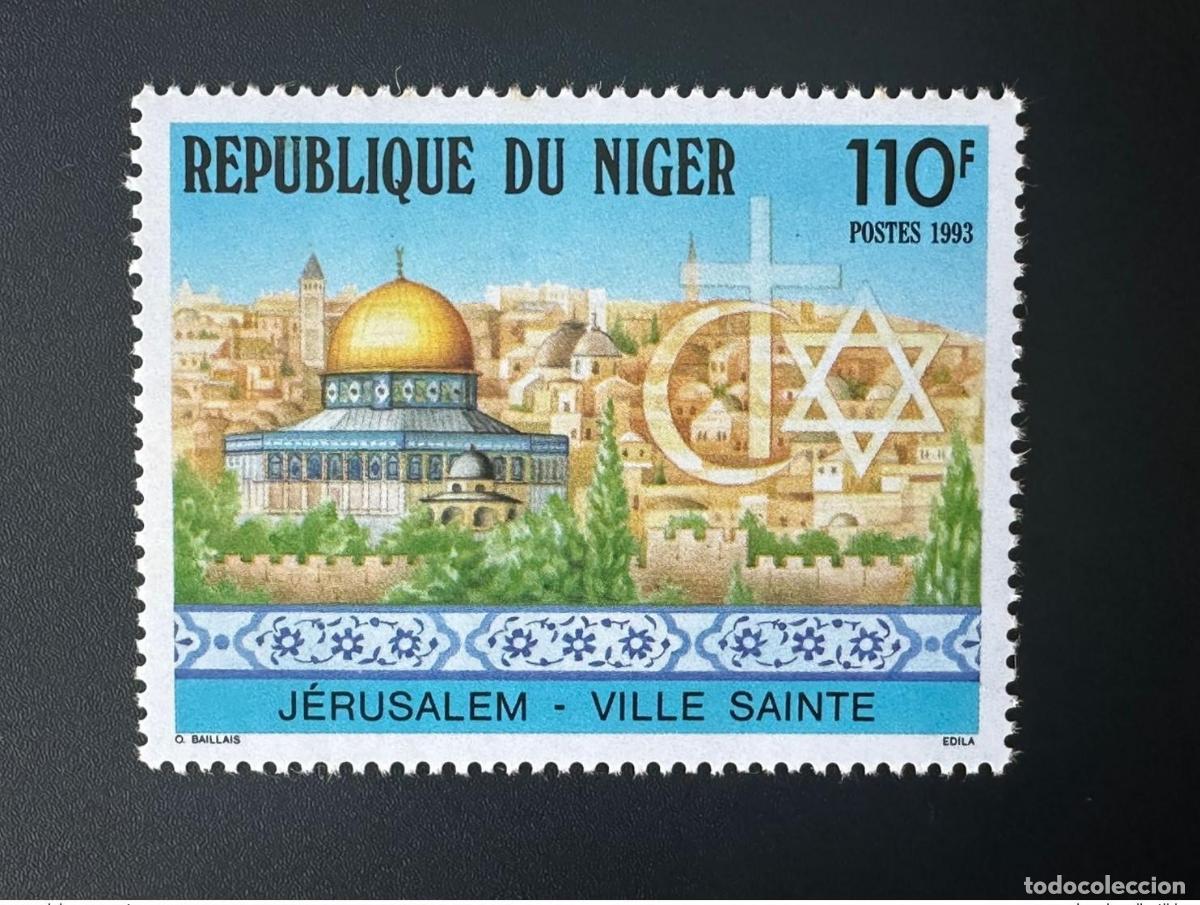 Stamps: N&iacute;ger 1993 Mi. 1163 Ciudad de Jerusal&eacute;n Santo Israel Capital Al Aqsa MNH** 1 val