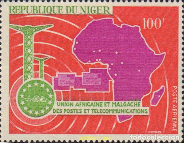 Sellos: 588406 MNH NIGER 1967 TELECOMUNICACIONES