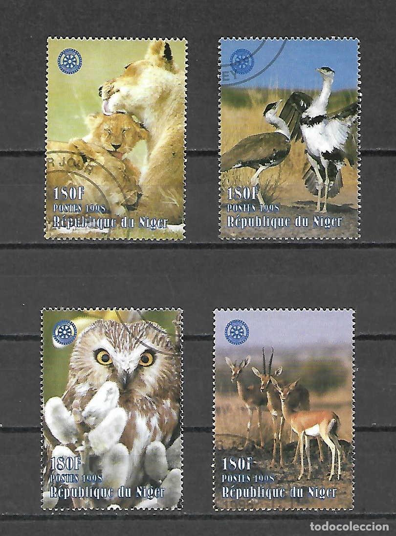 Sellos: Fauna salvaje en Niger. sellos a&ntilde;o 1998