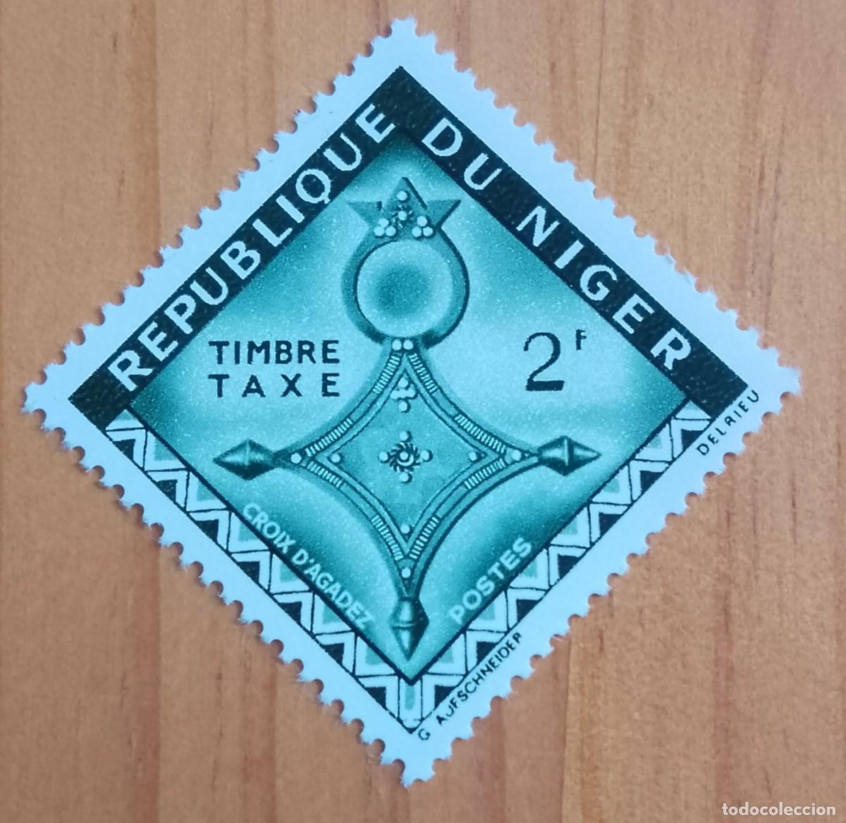 Briefmarken: NIGER - V/F 2 - TIMBRE, TAXAS, CRUZ DE AGADEZ - VER DESCRIPCI&Oacute;N