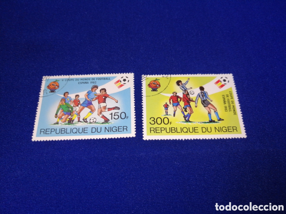 Sellos: REPUBLIQUE DU N&Iacute;GER - LOTE ESPA&Ntilde;A 82 SELLOS USADOS MATASELLADOS