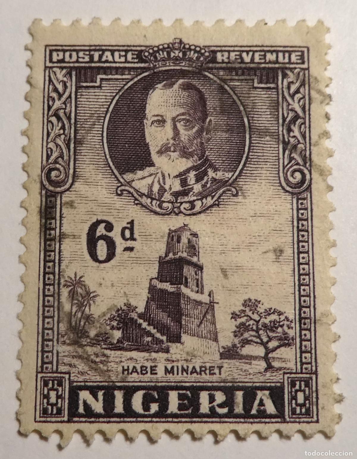 Sellos: Sello postal de Nigeria 1936 6 d