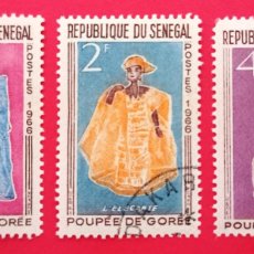 Sellos: SELLO SENEGAL. MUÑECAS DE GORÉE (1966)