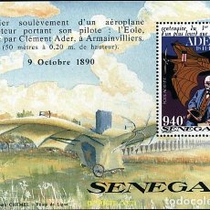 Sellos: 72238 MNH SENEGAL 1991 150 ANIVERSARIO DE CLEMENT ADER