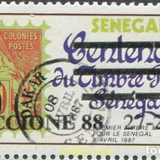 Sellos: 676096 MNH SENEGAL 1988 RICCIONE '88. 401 FERIE INTERNACIONAL DEL SELLO.