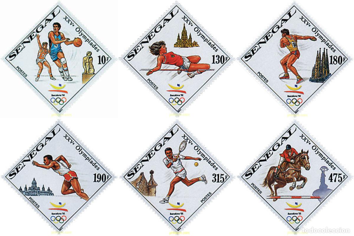 Sellos: 72240 MNH SENEGAL 1990 25 JUEGOS OLIMPICOS VERANO BARCELONA 1992