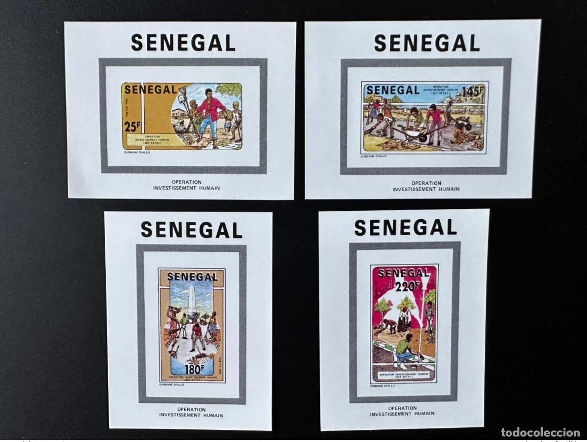 Sellos: Senegal 1992 Mi. (Bl) 1199 - 1202 Operation Human Investment Set Setal