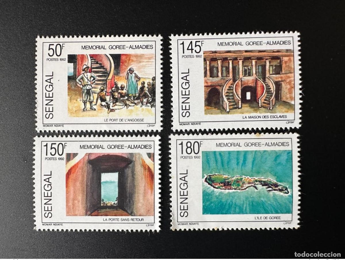 Sellos: Senegal 1992/2018 Mi. 2262 - 2264 Monumento a las Almad&iacute;as de Gor&eacute;e Isla la UNESCO